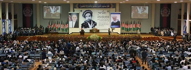 تاکید بر حمایت از نیروهای امنیتی  در مراسم بزرگداشت از احمد شاه مسعود